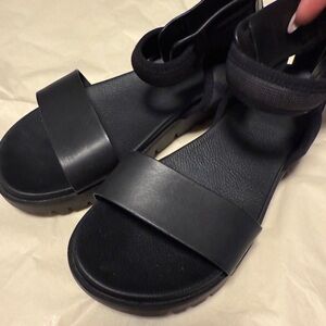 Black Strappy Sandals